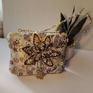 Embroidered Floral Women's Bag